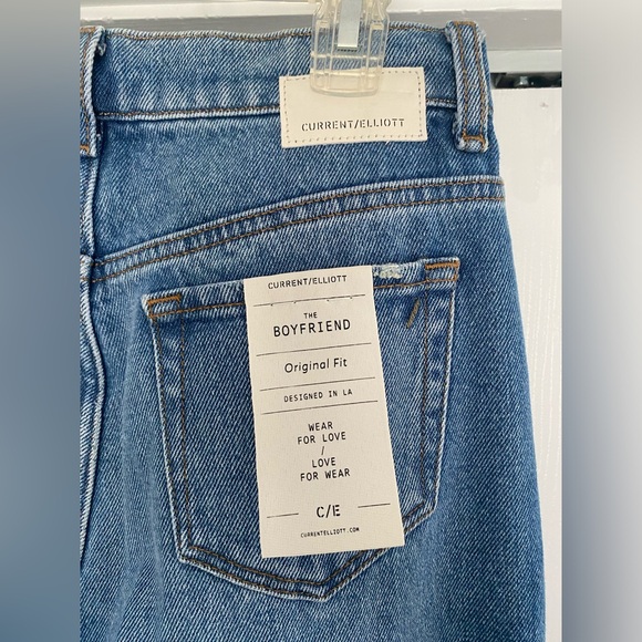 NWT Current/Elliott Boyfriend Jeans (size 25) - Picture 6 of 8